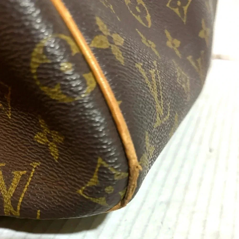 Louis Vuitton monogram speedy 45 vintage brown coated canvas LV top handle bag - Picture 10 of 13